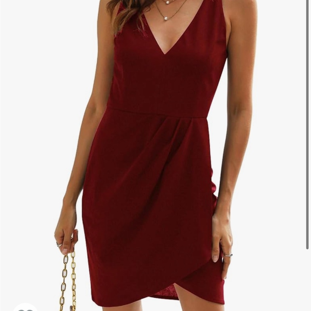 Red/maroon cocktail dress
